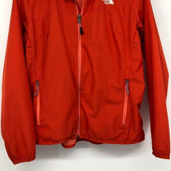 The North Face Reddish Orange Collapsible Stow Away Lightweight windbreaker  LG - Picture 6 of 14